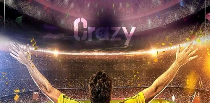 Crazy stadium celebration